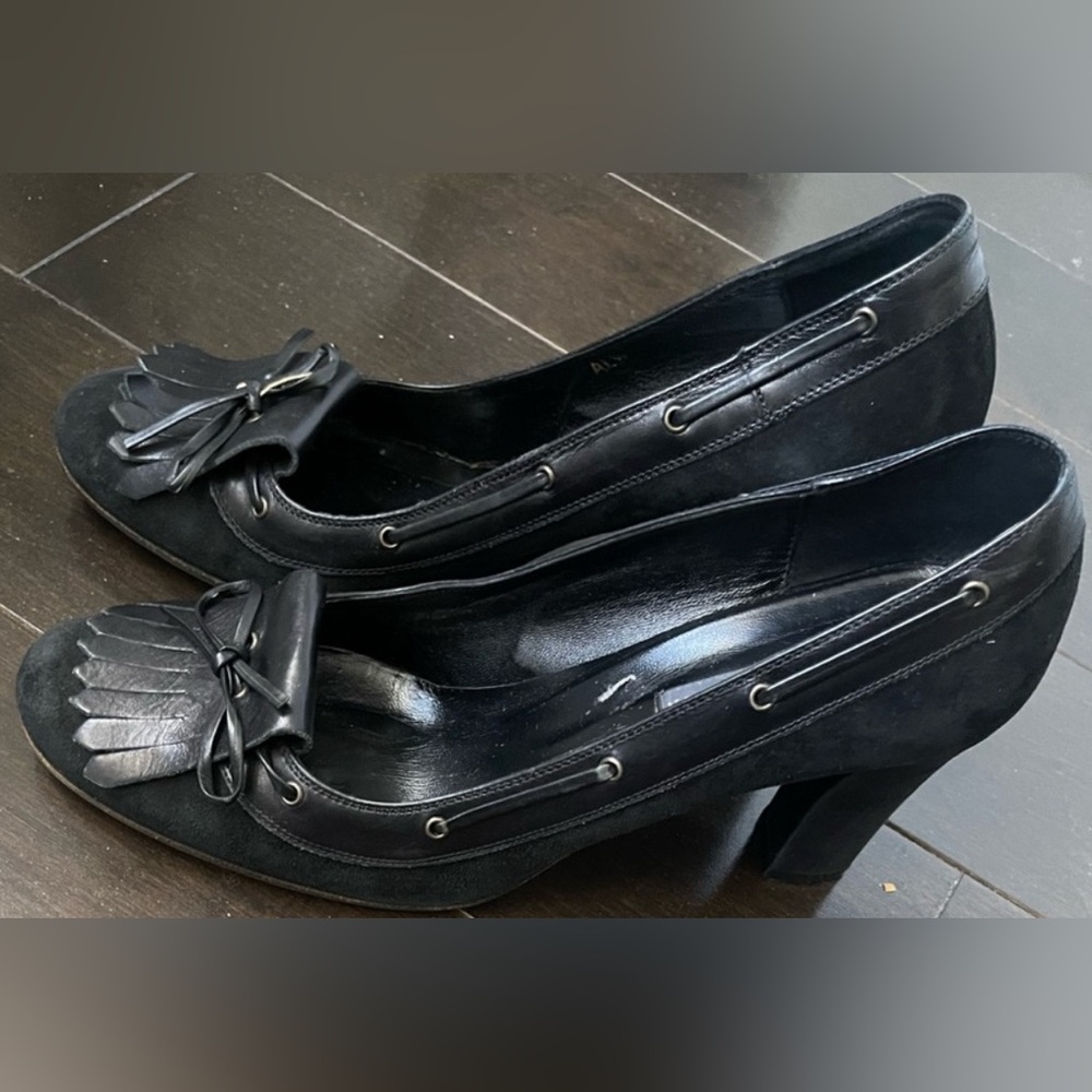 Ralph Lauren Blue Label Vintage Tassel Loafer (Mismated Size 8 and 8 1/2) Pumps